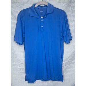 Mens Adidas Puremotion short sleeved Performance Polo‎ Shirt small Royal Blue